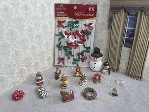 Miniature Christmas Tree Decorations Lot - Picture 1 of 12