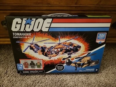 GI Joe Tomahawk Helicopter Toy Construction Set Hasbro Clever Fits Lego Action - Image 1 of 2