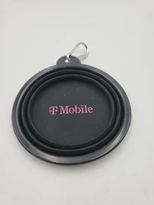 T-Mobile Dog Portable Pet Bowl Food & Water Collapsible Dish Travel Fold-able - Picture 1 of 5