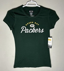 NEW NFL Team Apparel Green Bay Packers Women's T Shirt SMALL Green - Imagen 1 de 4