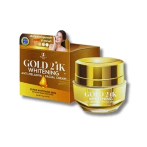 Gold 24K Whitening Facial Cream Anti Acne Freckle Anti Melasma Precious Skin - Picture 1 of 4