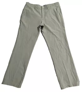 Adidas Mens Gray Performance Golf Pants Gray Logo 34x32 - Picture 1 of 11