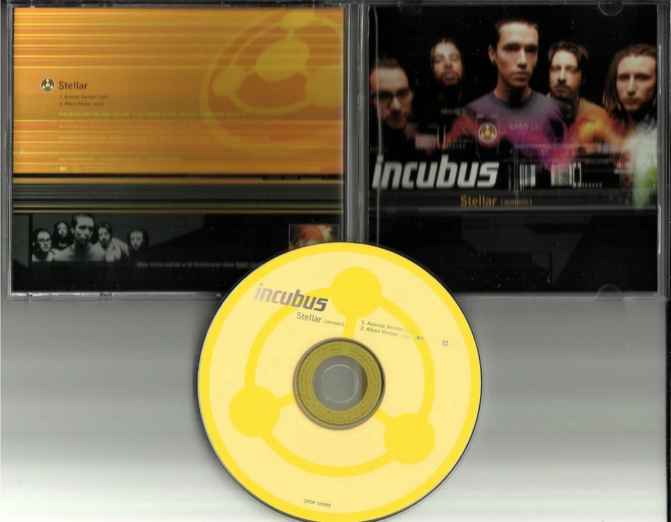 INCUBUS Stellar w/ RARE ACOUSTIC TRK & ENHANCED VIDEO PROMO CD Single w/ LYRICS - Image 1 of 1