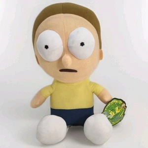 2018 Rick and Morty 10" Morty Plush Toy Factory 3D Eyes with Tag - Picture 1 of 16