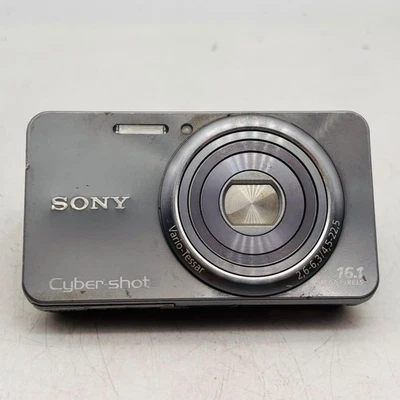 Câmera Digital Compacta Sony Cyber-shot DSC-W570 16.1MP Prata Usada Japão - Imagem 1 de 4