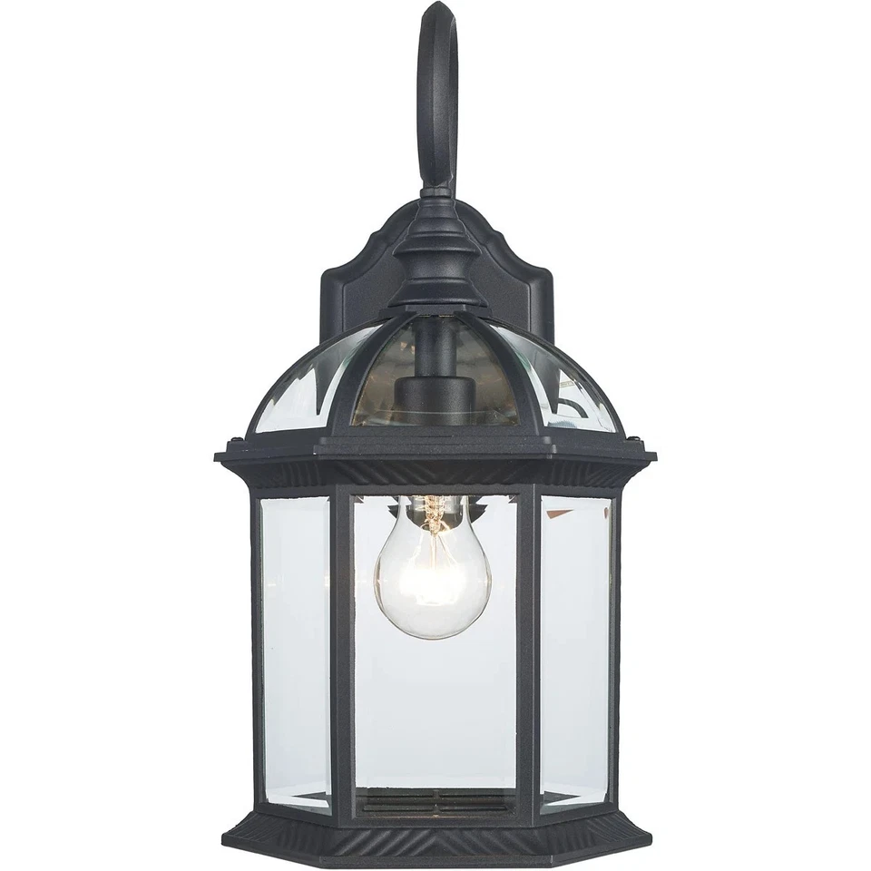 Luz de pared exterior Trans Globe Lighting 4181-BK Wentworth negra Foto 1 de 1