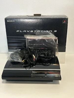 Sony PlayStation 3 PS3 CECHA01 Backward Compatible 60GB CIB With Insert Tested - Image 1 of 4