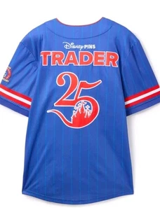 NWT!! Disney Parks 25th Anniversary Pin Trading Baseball Jersey | Adult XL  - Picture 1 of 5