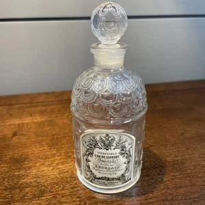 Botella de abeja vacía Guerlain Imperial Colonia vintage 5” + tapón vidrio francés - Imagen 1 de 5