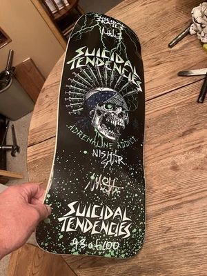 Mike Muir Signed Dogtown Suicidal Tendencies Skateboard Ozzy Hosoi #93/100 Alva - Image 1 of 4