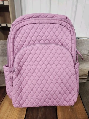 Mochila Grande Vera Bradley Essential Uva Ahumada Rosa Malva Trabajo Escolar + BOLSA Foto 1 de 4