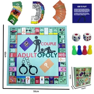 Couple Adult Opoly Board Game - Romantic Couples Games for Date Night Sex Games - Picture 1 of 10