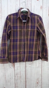 Lauren Ralph Lauren Button Up Shirt womens Small Petite Plaid  Long Sleeve - Picture 1 of 9