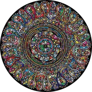 Hard Mandala Puzzle 1000 Teile, Schwierige Unmögliche Puzzles für Erwachsene, Chal... - Bild 1 von 7