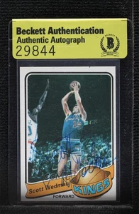 BAS 1979-80 Topps Scott Wedman #7 Authentic Auto - Picture 1 of 3