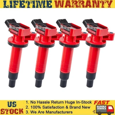 Bobina de 4 bobinas de encendido para Toyota Corolla 1999-2008, Pontiac L4 1.8 UF247 2003-08 Foto 1 de 4