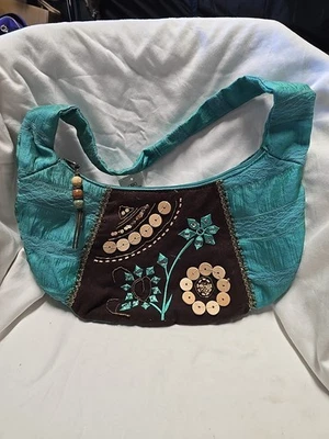 Cato Women's Print HandBag Boho Bag Purse Colorful - Image 1 of 4