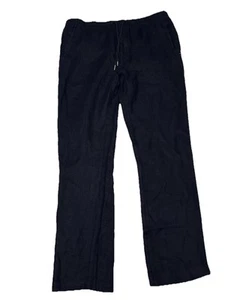 Mens Size 3 Far Afield Casual Pants 100% Linen Drawstring Navy Blue 34 x 32 - Picture 1 of 11