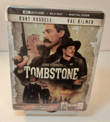 Tombstone Steelbook (4K/Blu-ray) Brand NEW (Sealed)-Box Shipping with Tracking - Image 1 of 4