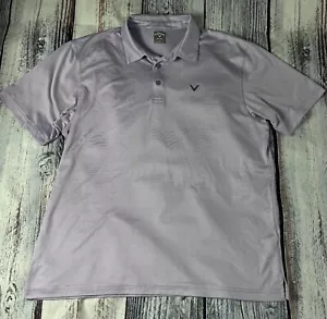 Polo uomo Callaway XL Opti-Dri manica corta viola - Foto 1 di 10