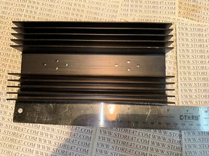 Black Anodized Extruded Aluminum Heatsink 8 x 4 x 1 1/4 Electronics Projects - Picture 1 of 4
