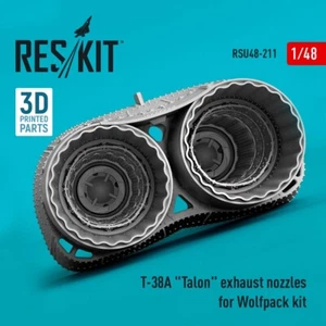 T-38A "Talon" exhaust nozzles for Wolfpack kit (3D Print) 1/48 ResKit RSU48-0211 - Picture 1 of 4