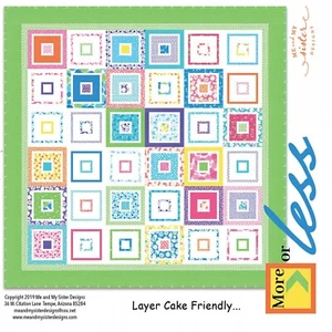 More or Less Quilt Pattern by Me & My Sister Designs MMS20190541 - Bild 1 von 2