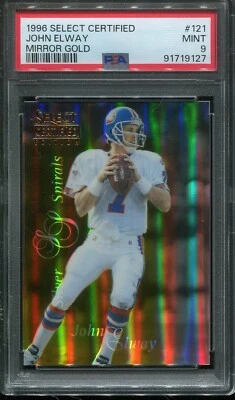 1996 Select Certified mirror gold John Elway psa 9 **RARE** /35  HOF - Image 1 of 2