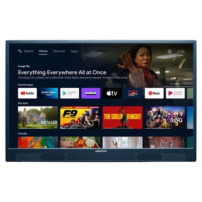 MEDION MD32132 S13212 mobiler Fernseher 80cm/31,5" Zoll FHD Android TV CI+ E - Bild 1 von 4
