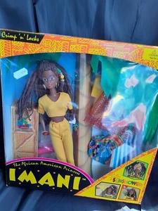 VINTAGE 1994 OLMEC HASBRO IMANI African American Sindy Doll Crimp N Locks & Bead - Picture 1 of 12