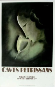 Original Vintage Poster FRANZÖSISCHE WEINHÖHLEN PETRISSANS 1997 Loupot - Bild 1 von 1