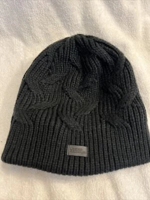 Under Armour Unisex Negro Tejido con Cable Invierno Gorro Forrado de Vellón Talla Única Foto 1 de 4