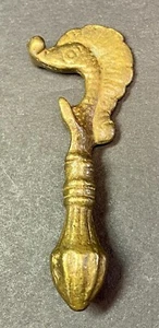 Abridor de botellas de latón vintage Marine Ocean Stallion corcel barra herramienta - Imagen 1 de 4