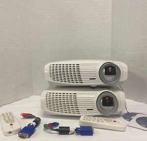 Lot of 2 Optima Projectors Not Working! For Parts/Repairs Only.