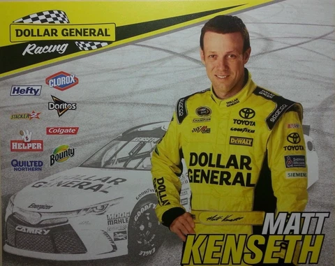 2015 MATT KENSETH "DOLLAR GENERAL 8 SPONSORS" #20 NASCAR SPRINT CUP POSTCARD Cover