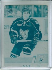  2017-18 Upper Deck CHL Printing Plates Cyan #4 Lucas Chiodo 1/1