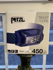 Petzl France TIKKA CORE Headlamp - 450 Lumen Headlamp w/Red Lighting - Blue - Picture 1 of 11