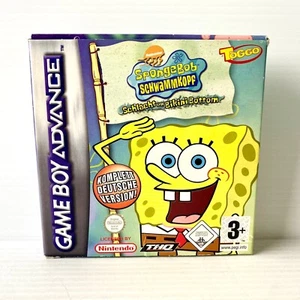 Pantalones Cuadrados Bob Esponja: Batalla por Parte Inferior de Bikini + Caja - Alemán - GBA - Probado - Imagen 1 de 9