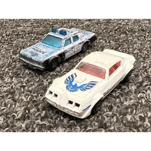 Lesney Matchbox 1979 #10 Plymouth Gran Fury Police Car & #16 Pontiac Trans Am - Picture 1 of 7
