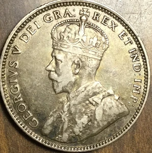 1912 NEWFOUNDLAND SILVER 20 CENTS COIN - Picture 1 of 2