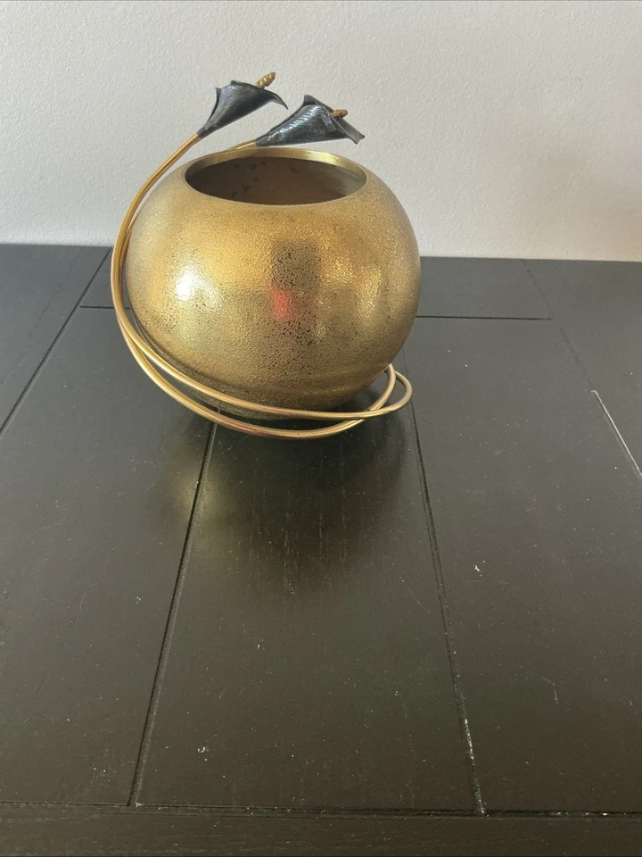 Jarrón Michael Aram Calla Lily Rose Bowl - Número de artículo 123203 Facotry sellado Foto 1 de 3