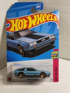 Hot Wheels HW The '80s 8/10 2023 - DMC DELOREAN - 101/250 - azul - HKG84 - Imagen 1 de 12