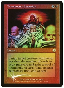 Magic the Gathering TEMPORARY INSANITY #116/143 Torment Red Foil 2002 NM - Picture 1 of 1