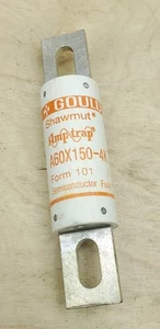Gould Shawmut A60X150-4K Fusibile Semiconduttore 150 Amp 600VAC - NUOVO - Foto 1 di 3