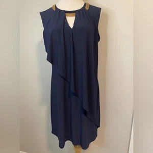 Vestido azul oscuro Le Chateau - Imagen 1 de 8