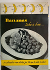 Vintage Bananas Cookbook From Fruit Dispatch Co 1939 With 16 Recipe Supplement