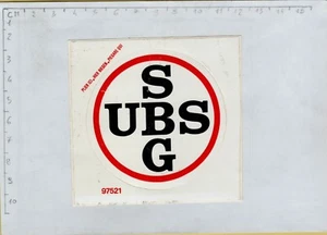 ADESIVO VINTAGE STICKER KLEBER UBS SBG CM 7 CIRCA - Picture 1 of 1