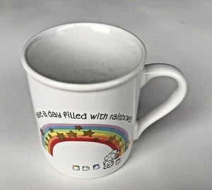 Vintage Hallmark Mug Mates Japan Have a Day Filled with Rainbows Collectible - Picture 1 of 3