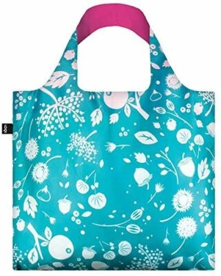 LOQI Seed Teal Reusable Shopping Bag