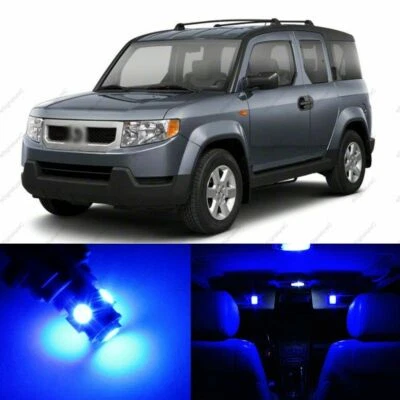 Paquete de 8 luces interiores LED azules para Honda Element 2003-2006 09-11 + HERRAMIENTA Foto 1 de 4